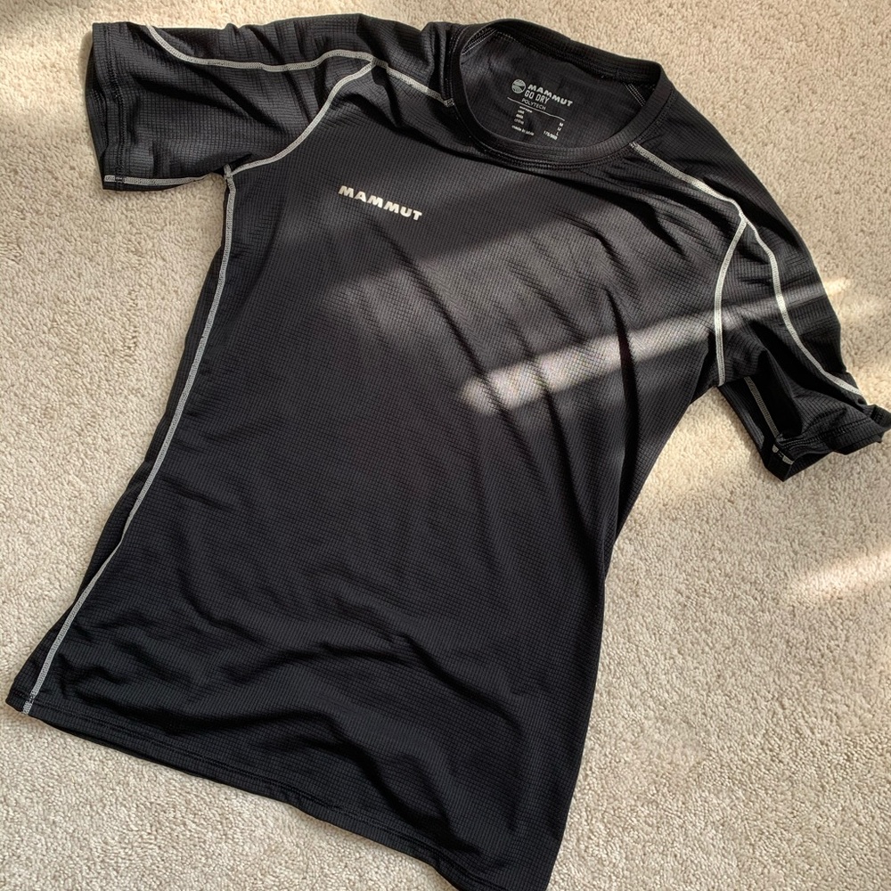 Mammut Go Dry Perfomance T-Shirt Men Black Size M